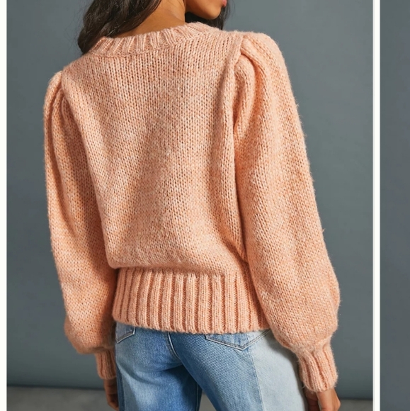 Anthropologie Greylin Dory Sweater Size S Cream - Picture 10 of 10